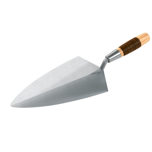 Bon Tool Bon 72-655 Brick Trowel Forged 12" Philadelphia Leather Handle - 72-655