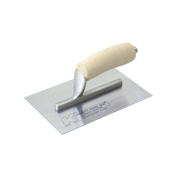 Kraft Tool Carbon Steel Midget Trowel w/Wo, 8"x5 - PL408
