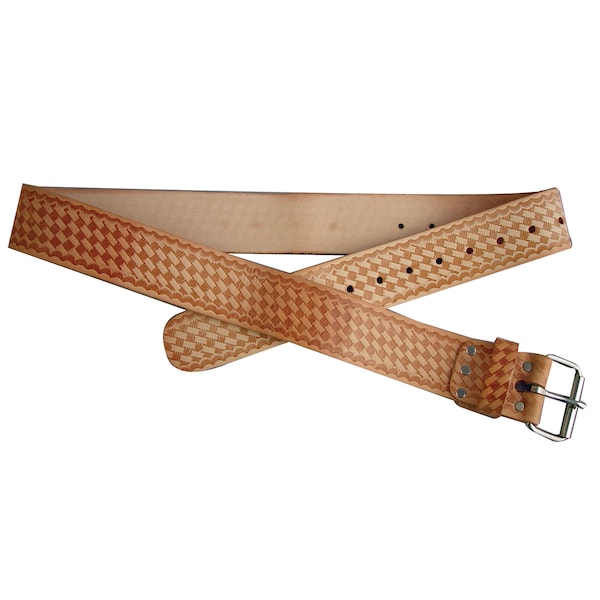 Bon Tool Bon 84-425 Work Belt, Leather 2", Fits Up To 46" - 84-425
