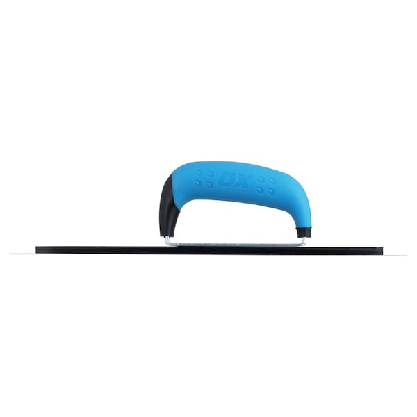 Ox Tools Pro SST Square Cement Finishing Trowel - OX Grip | 4.75" x 14" / 120mm x 356mm - OX-P018814
