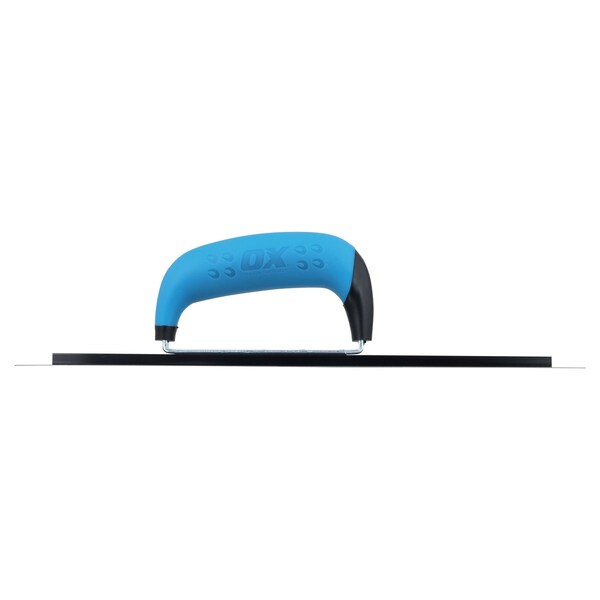 Ox Tools Pro SST Square Cement Finishing Trowel - OX Grip | 4.75" x 14" / 120mm x 356mm - OX-P018814