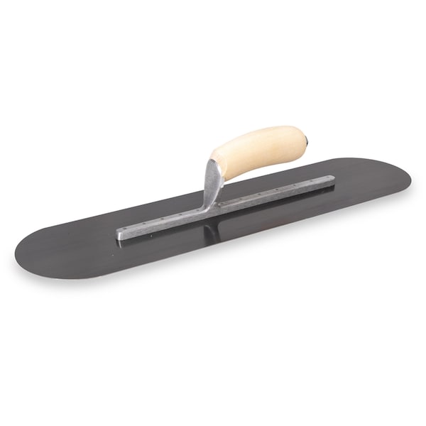 Marshalltown Pool Trowel, Blue Steel, Concrete Trowel, 20 x 5 inch inch Trowel, 12 Rivets - SP205B