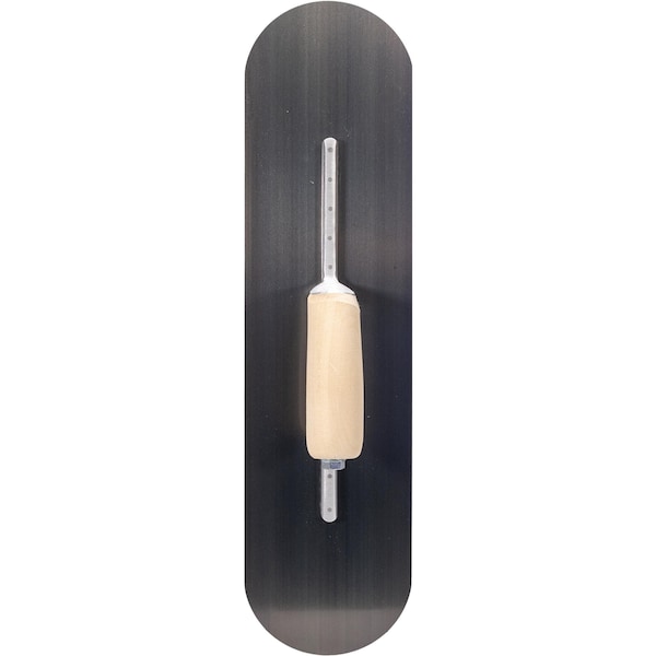 Marshalltown Pool Trowel, Blue Steel, Concrete Trowel, 20 x 5 inch inch Trowel, 12 Rivets - SP205B