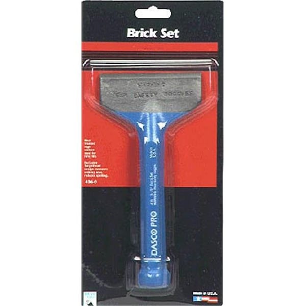 Dasco Products Dasco Products 3-.50in. x 7in. Brick Layer Chisel  436-0 - 21254