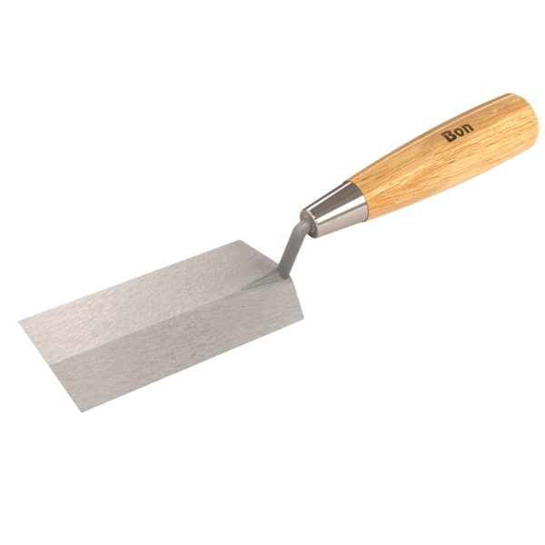 Bon Tool Bon 11-632 Margin Trowel, Carbon Steel 8" X 2" Xl Wood Handle - 11-632