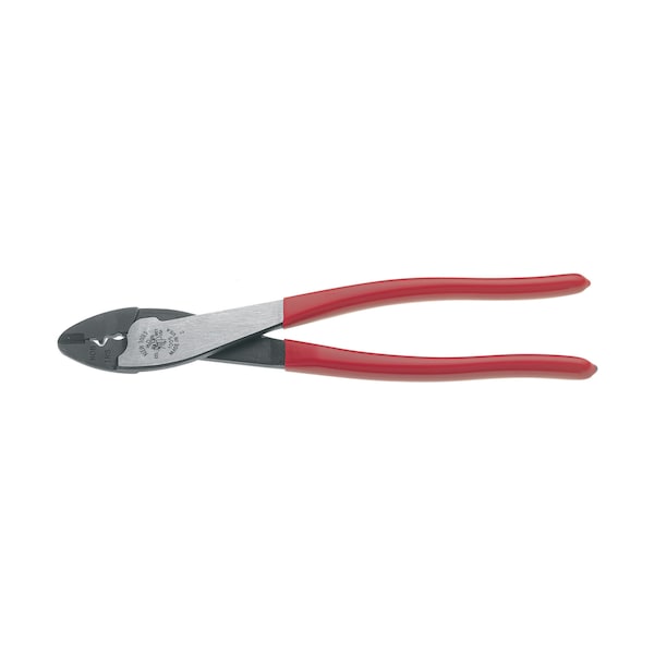 Klein Tools Crimping and Cutting Tool for Connectors, 10 to 22 AWG, 9-3/4 in, Red - 1005