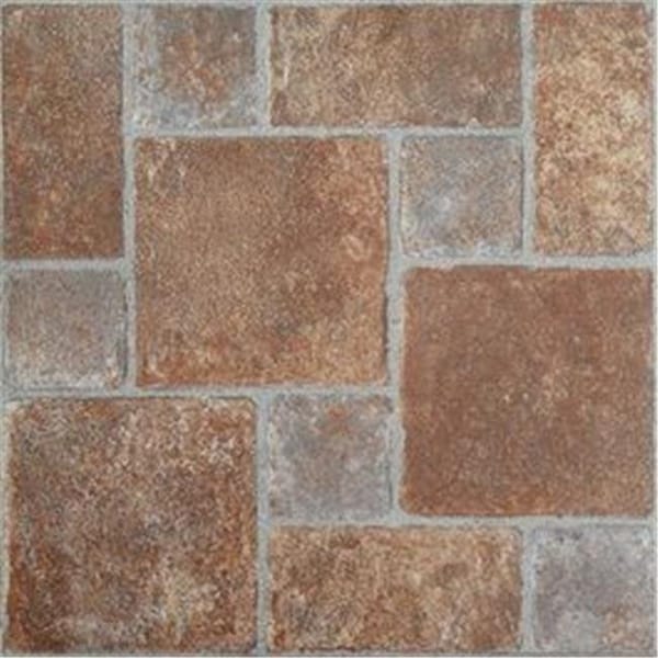 Powerplay Achim Importing Co.; Inc. NEXUS Brick Pavers 12 Inch x 12 Inch Self Adhesive Vinyl Floor Tile #332 - PO31970