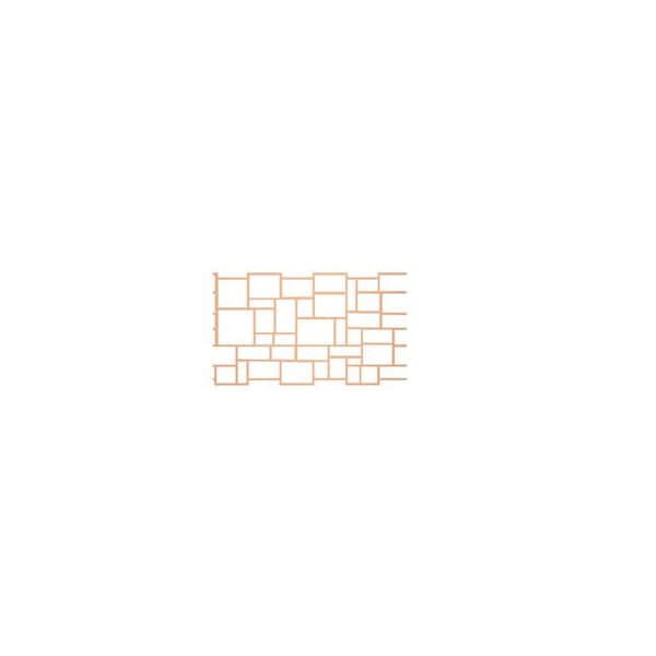 Bonway Bon 32-253 Paper Stencil, Ashlar Cut, 36" X 335 Foot - 32-253