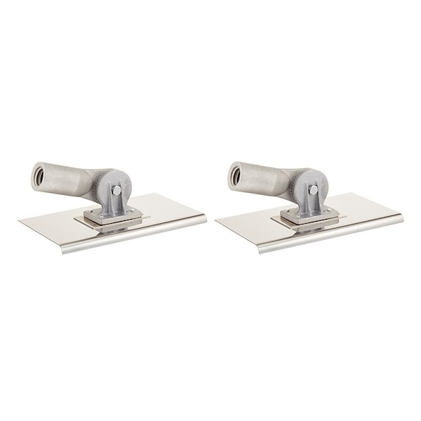 Kraft Tool Co. CC350 10 in. x 6 in. Walking Edger with 3/8 in. Radius with Threaded Socket Bracket, 2PK - CC350-2