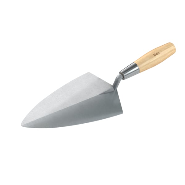 Bon Tool Bon 72-332 Brick Trowel, Carbon Steel Ph 10" Wood Handle - 72-332