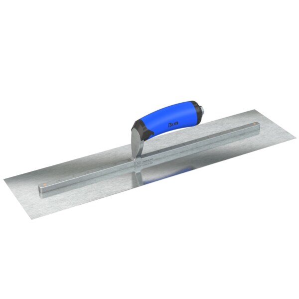 Steel City Trowels By Bon Finish Trowel, Square, Razor Stainless, 20 X 5, Comfort Grip - 67-316