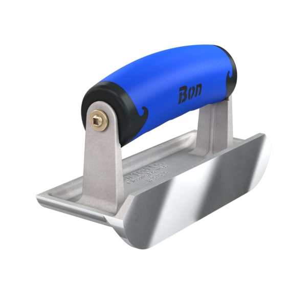 Bon Tool Edger, Bullet, SS, 6" X 2 1/4" Lip 1/2" X 3/16" Comfort Grip Handle - 88-333