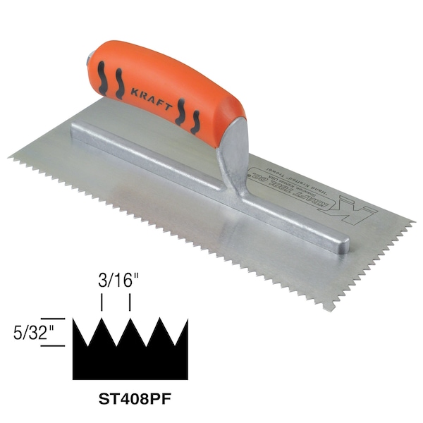 Superior Tile Cutter And Tools Sawtooth V-Notch w/ProF, 3/16" x 5/32 - ST408PF