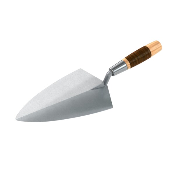 Bon Tool Bon 72-635 Brick Trowel Forged 10" Philadelphia Leather Handle - 72-635