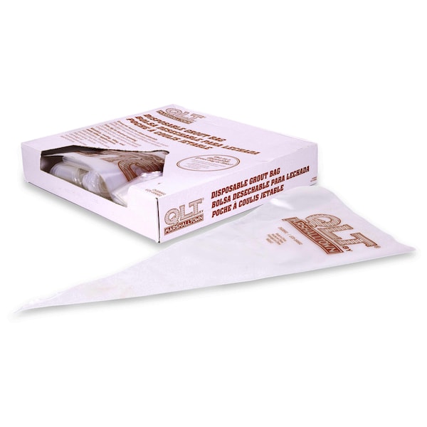 Qlt Masonry Grout Bag, Disposable Grout Bag, 50 pack Grout Bags - DGB661
