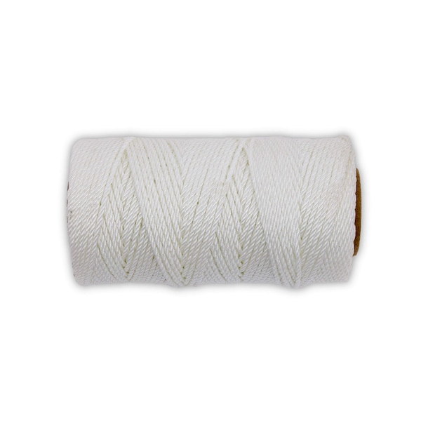 Marshalltown Mason's Line, Archaeology Line, Twisted Nylon, 285 feet Line, #18, White - 620