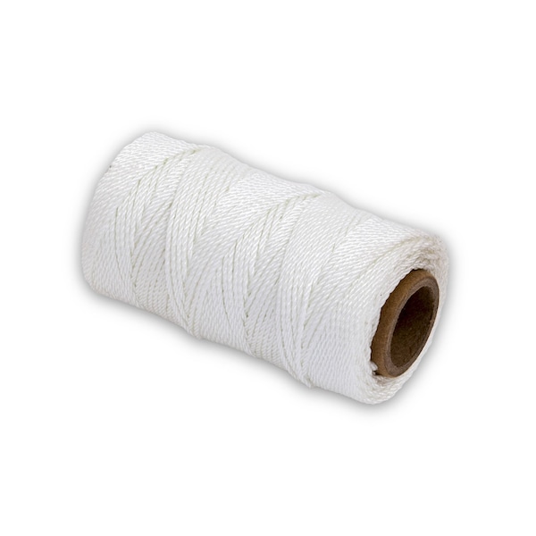 Marshalltown Mason's Line, Archaeology Line, Twisted Nylon, 285 feet Line, #18, White - 620