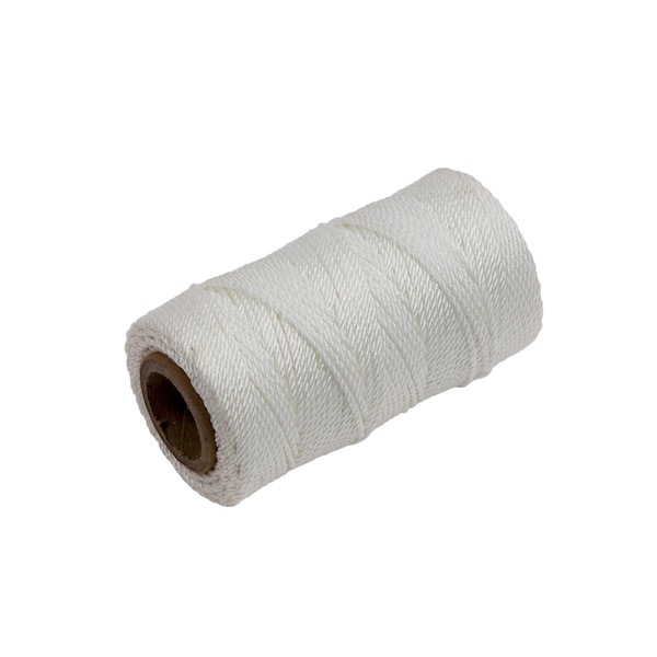Marshalltown Mason's Line, Archaeology Line, Twisted Nylon, 285 feet Line, #18, White - 620