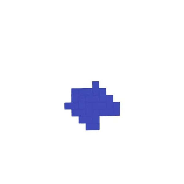 Bon Tool Texture Mat - Antique Brick Herringbone - 33-1/2" x 29-1/4" - Blue - 32-317