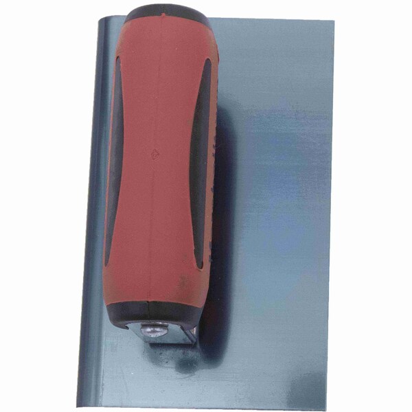 Marshalltown Concrete Hand Edger, Blue Steel Hand Edger, Straight End Edger, 6 x 4 inch Edger, 1/2 inch Radius - 159BD
