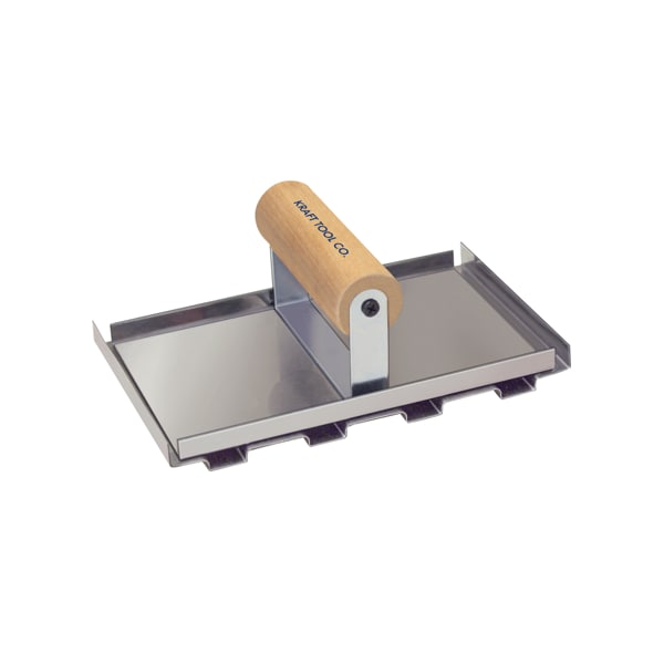 Kraft Tool Texas Curb Ramp Groover, 8"x10-3/8 - CF095