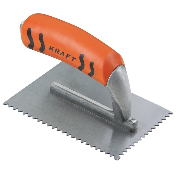 Superior Tile Cutter And Tools V-Notch Midget Trowel, 1/4" x 3/16 - ST392PF