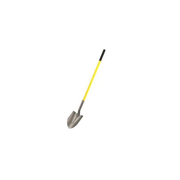 Bon Tool Bon 28-140 Shovel, Round Point Closed Back 48" Fiberglass Handle - 28-140