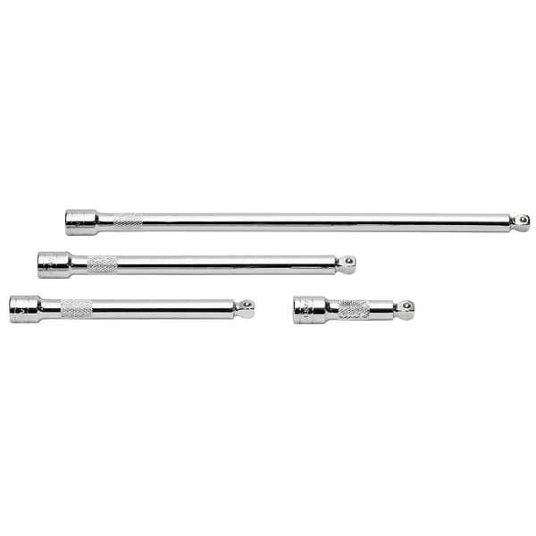 Sk Professional Tools Wobble Extension Set 3/8" Dr, 3 in, 6 in, 8 in, 12 in L, 4 Pieces, Chrome - 4524