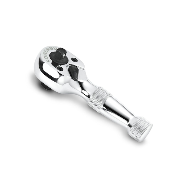 Powerbuilt 1/4"X3/8" Dual Drive Little Ratchet Handle, 640931 - 640931