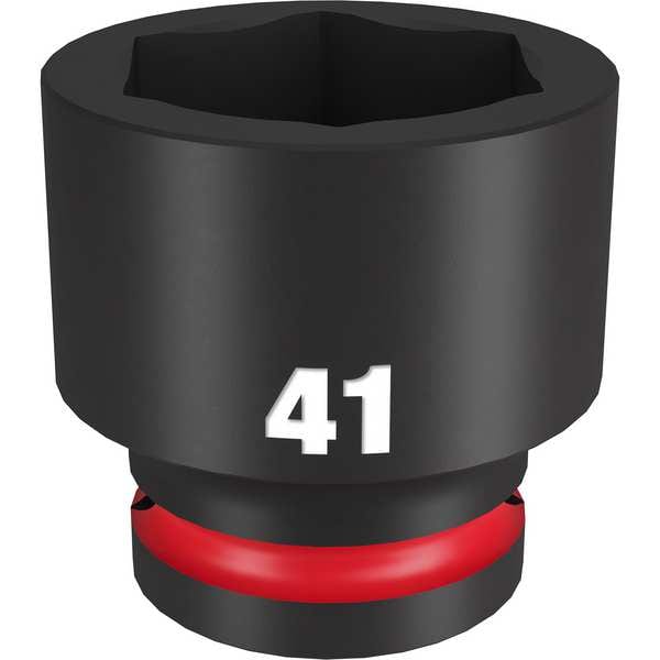 Milwaukee Tool 41mm SHOCKWAVE Impact Duty 3/4 in. Drive Standard 6 Point Impact Socket - 49-66-6379