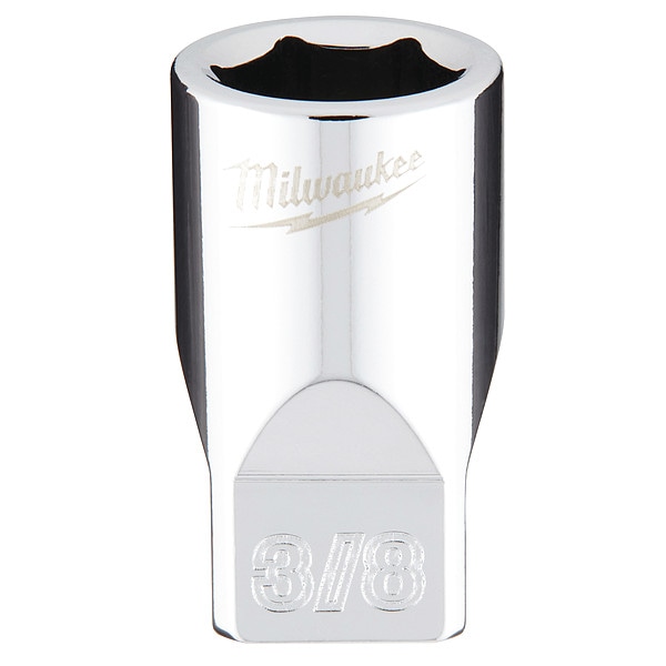 Milwaukee Tool 1/4 in. Drive 3/8 in. SAE 6-Point Socket with FOUR FLAT Sides - 45-34-9007
