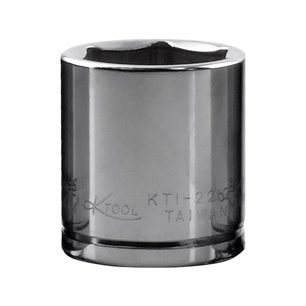 K-Tool International 3/8" Drive, 1" SAE Socket, 6 Points, Standard, 3/8" Drive, 6 pt., 1 - KTI-22132
