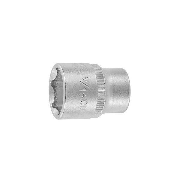 Holex 1/4 inch Drive Socket, 6 pt, 9/16 inch, 631022.5625 - 631022 9/16