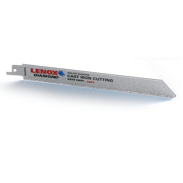 Irwin Lenox 8 in. Diamond Grit Reciprocating Saw Blade 24 TPI 1 pk - 10833800RDG