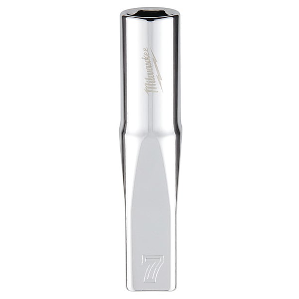 Milwaukee Tool 1/4 in. Drive 7mm Metric 6-Point Deep Socket with FOUR FLAT Sides - 45-34-9045