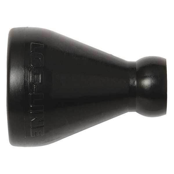 Loc-Line Adapter, 1/2" to 1/4", Black, PK20 - 59869-BLK