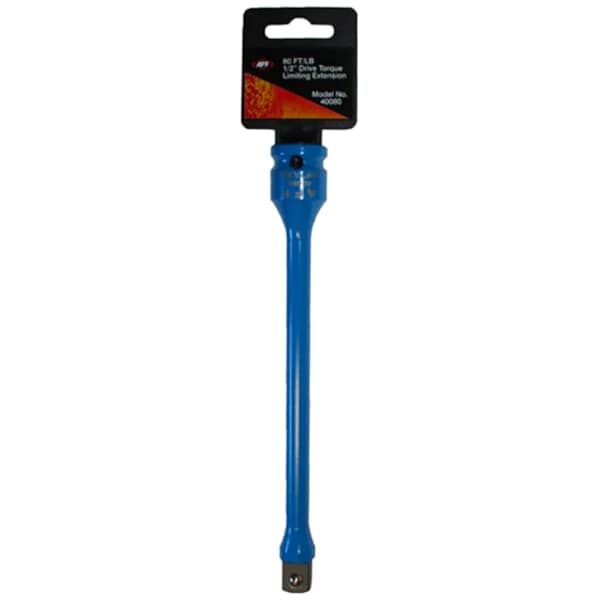 American Forge & Foundry 1/2 in Drive Torque Limiting Extension, Blue 80 ft-lbs 88 Nm - 40080