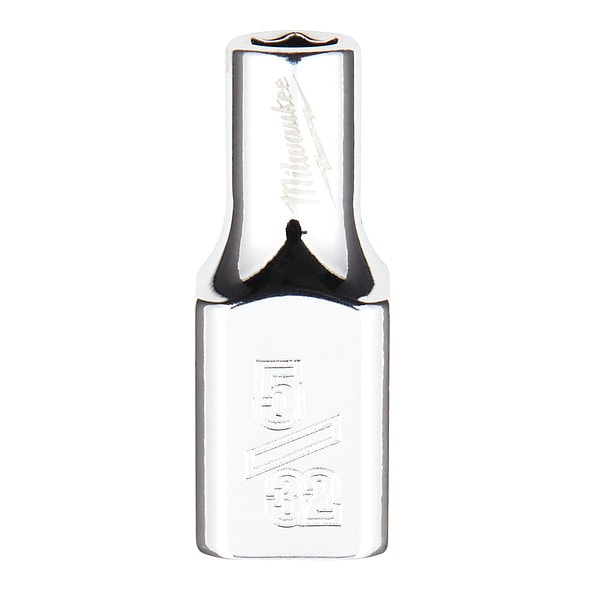 Milwaukee Tool 1/4 in. Drive 5/32 in. SAE 6-Point Socket with FOUR FLAT Sides - 45-34-9000