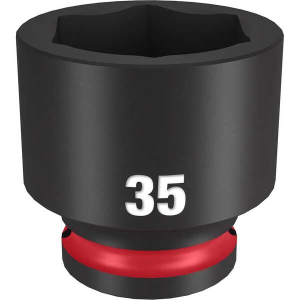 Milwaukee Tool 35mm SHOCKWAVE Impact Duty 1/2 in. Drive Standard 6 Point Impact Socket - 49-66-6267