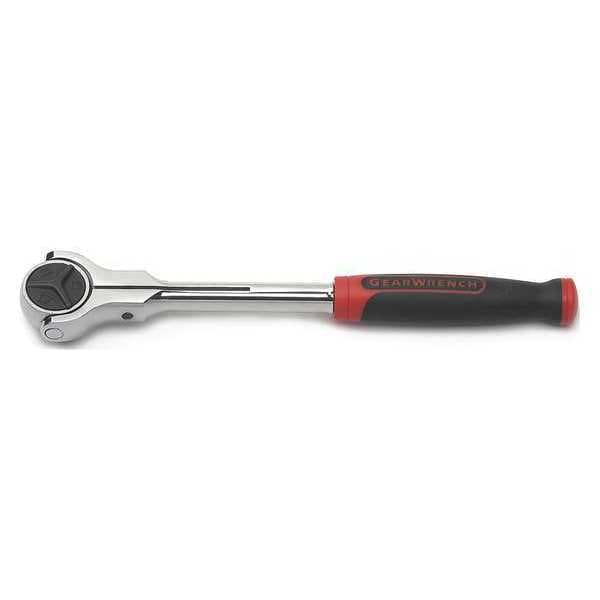 Gearwrench 3/8" Drive 72 Geared Teeth Roto Head Style Roto Ratchet, 9.840" L, Bright Chrome Finish - 81225
