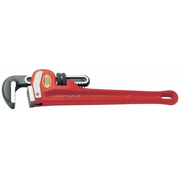 Ridgid 60" Heavy-Duty Straight Pipe Wrench, 8" Pipe Capacity, Red - 31045