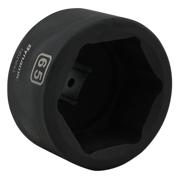 Dynamic 1" Drive Standard Socket, Black Phosphate, Tools 65MM X 1" Drive, 6 Point Standard Length - D025065