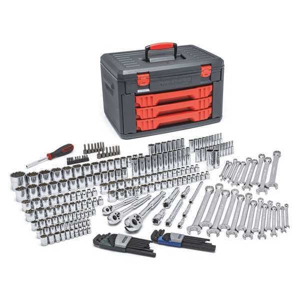 Gearwrench 239 Piece Mechanics Tool Set in 3 Drawer Storage Box - 80942