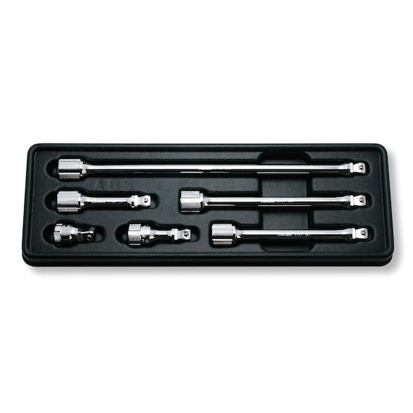 Ko-Ken Wobble-Fix Extension Bar set 32-250mm ABS Tray 6 pieces 3/8 Sq. Drive - PK3763/6
