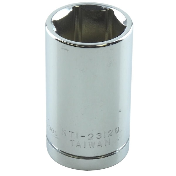 K-Tool International 1/2" Drive, 5/8" SAE Socket, 6 Points, Standard, 6 pt., 1/2" Drive, 5/8 - KTI-23120