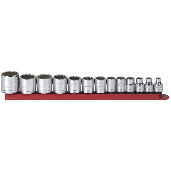 Gearwrench 13 Piece 3/8" Drive 12 Point Standard SAE Socket Set - 80561
