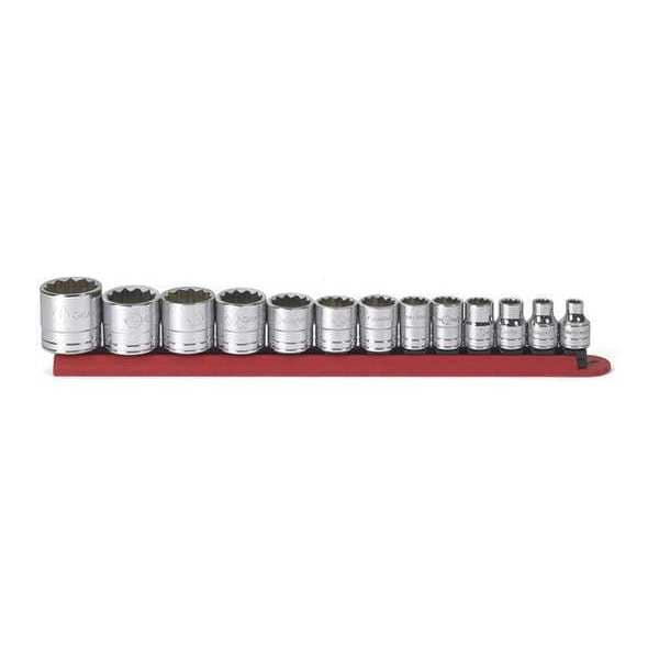 Gearwrench 13 Piece 3/8" Drive 12 Point Standard SAE Socket Set - 80561