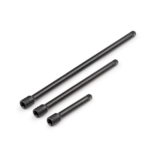 Tekton 1/4'' Drive Impact Extension Set, 3-Piece, 3, 6, 9'' - SIA90000