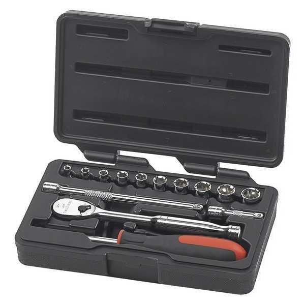 Gearwrench 14 Piece 1/4 Drive 6 Point Metric Mechanics Tool Set - 80326