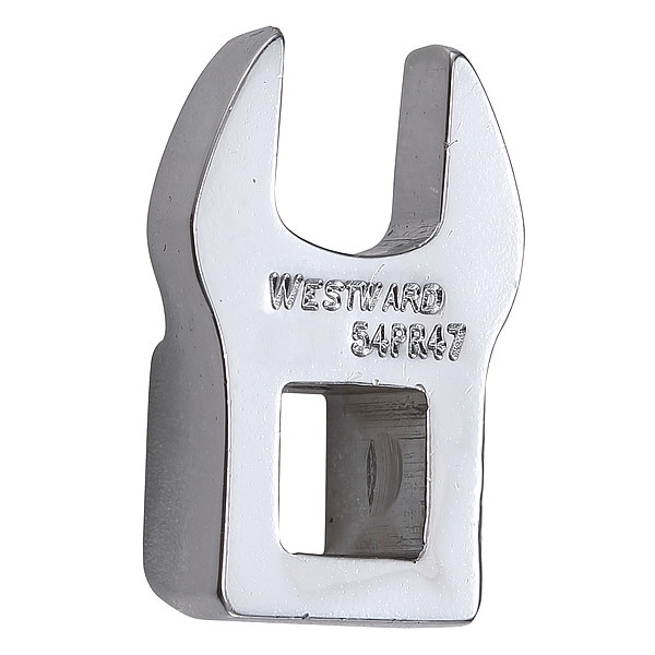 Westward Crowfoot Socket Wrench, 11mm Socket, Crwft Wrnch, Stl, DrvSz 3/8", HdSz 11mm - 54PR47